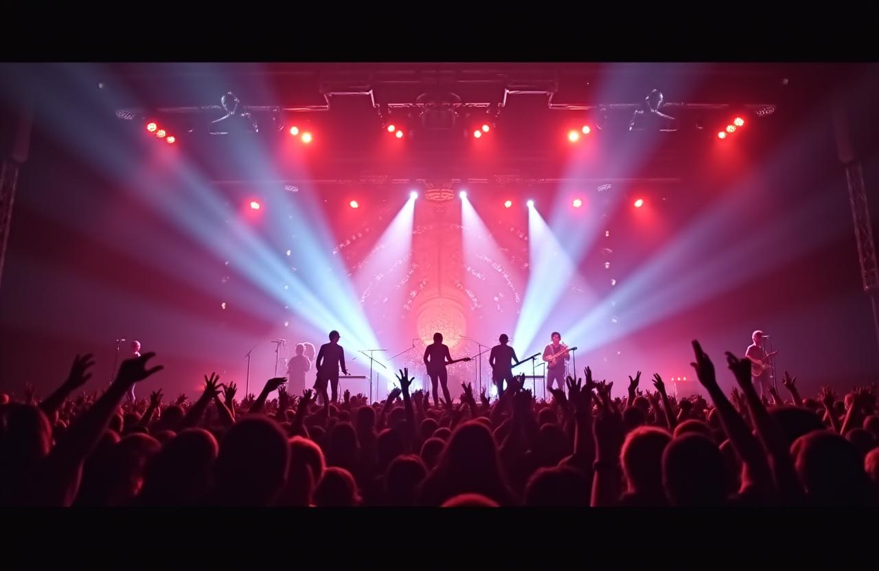 Producción de música en vivo con efectos especiales